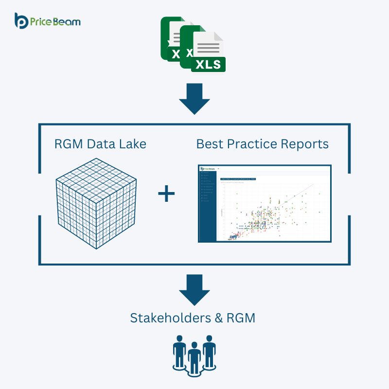 PriceBeam RGM Data Lake flow
